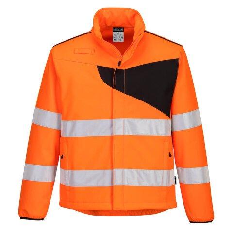 Portwest Softshell Haute-Visibilité PW2 (2C) Orange/Noir - Taille M on Productcaster.