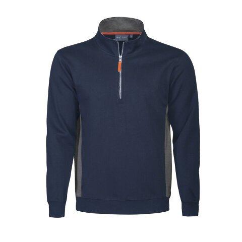 Mac One SWEATSHIRT HALF ZIP BILL marine - Taille XL - - Bruneau on Productcaster.