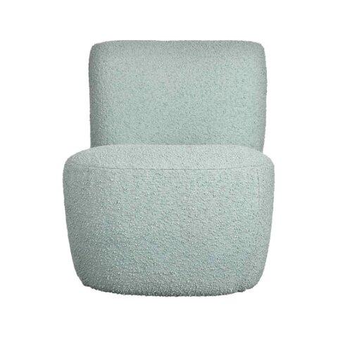 OPJET PARIS Fauteuil tissu Fauteuil Eve bouclette bleu clair on Productcaster.