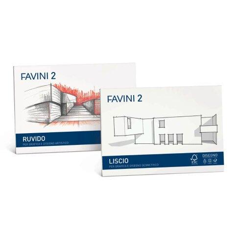 Set di 5 - Album Favini 2 - 33x48cm - 110gr - 10 fogli - ruvido - Favini Favini on Productcaster.