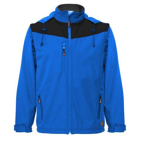 Softshell 2 en 1 con detalles a contraste talla M - Azul real - Ropa de trabajo y personalizada en Bruneau.es on Productcaster.