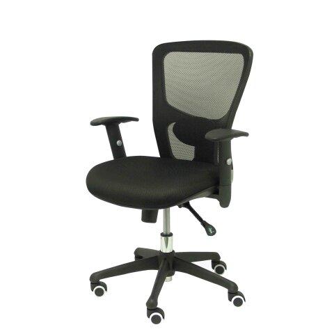 Silla Pozuelo respaldo malla negro asiento bali - Negro - en Bruneau.es on Productcaster.