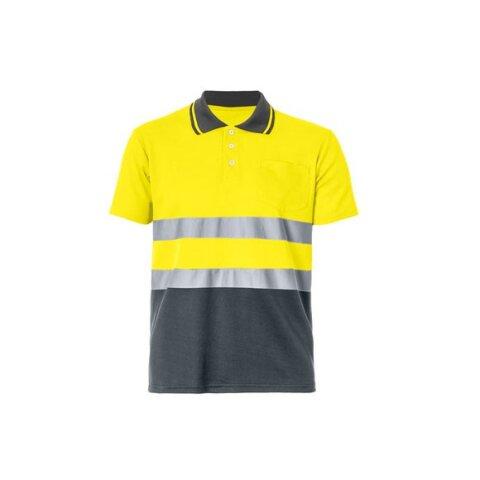 Polo alta visibilidad algodón /poliéster manga corta talla XL- Gris - Ropa de trabajo y personalizada en Bruneau.es on Productcaster.