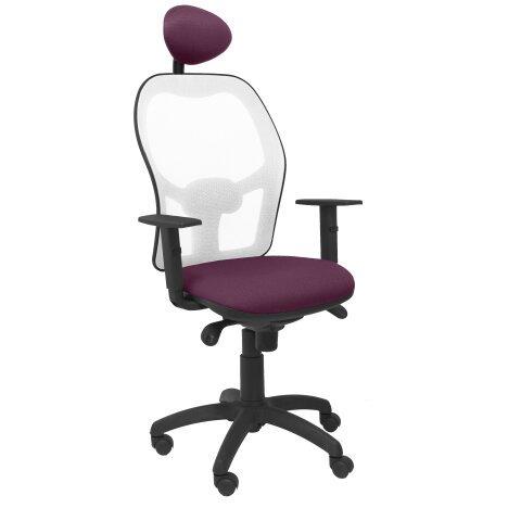 Silla Jorquera malla blanca asiento bali con cabecero fijo - Violeta - en Bruneau.es on Productcaster.