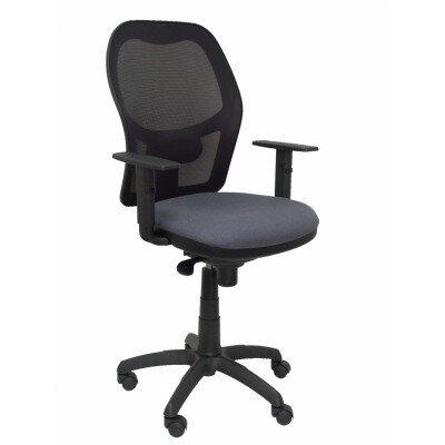 Silla Jorquera malla negra asiento bali gris oscuro - en Bruneau.es on Productcaster.