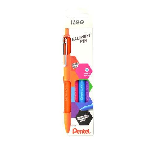 Bolígrafo Energel retráctil Pentel - Estuche 4 unidades - Bolígrafos escolares en Bruneau.es on Productcaster.