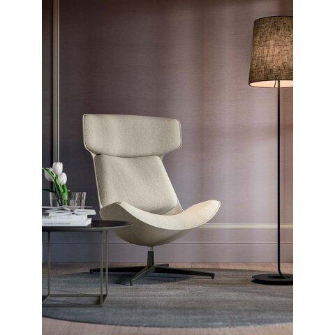 Fauteuil lounge CLEO Anthracite - Beige - Chauffeuses & fauteuils - Bruneau on Productcaster.