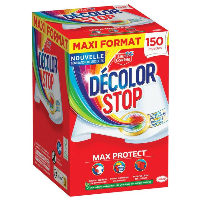 Lingettes anti-décoloration Décolor Stop Max Protect, boite de 150 on Productcaster.