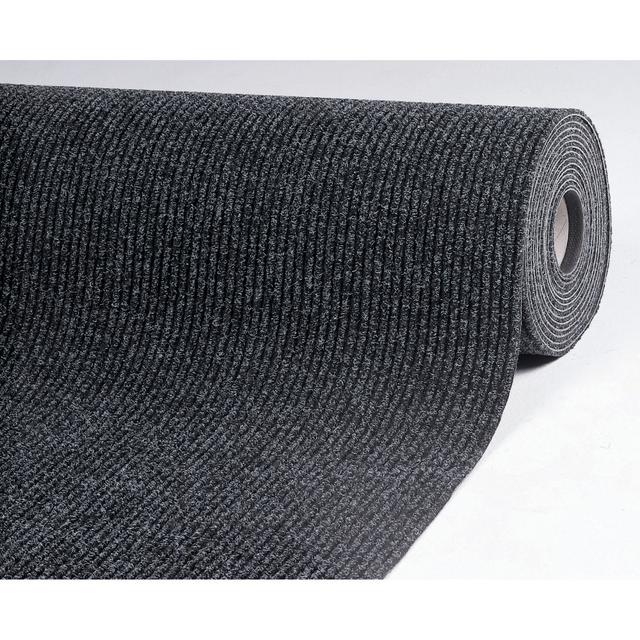 Tapis couloir absorbant Passage anthracite sur mesure largeur 1 m on Productcaster.