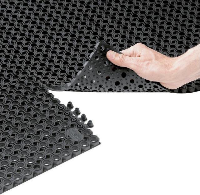 Bevestigingsklemmen voor rubber roostermat dikte 12,5 mm, set van 2 on Productcaster.