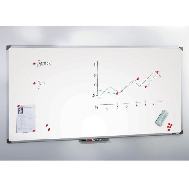 Tableau blanc émaillé 90 x 180 cm on Productcaster.