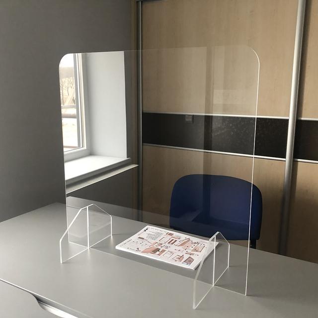 Ecran plexiglas pour Comptoir ou bureau modèle sans passe on Productcaster.