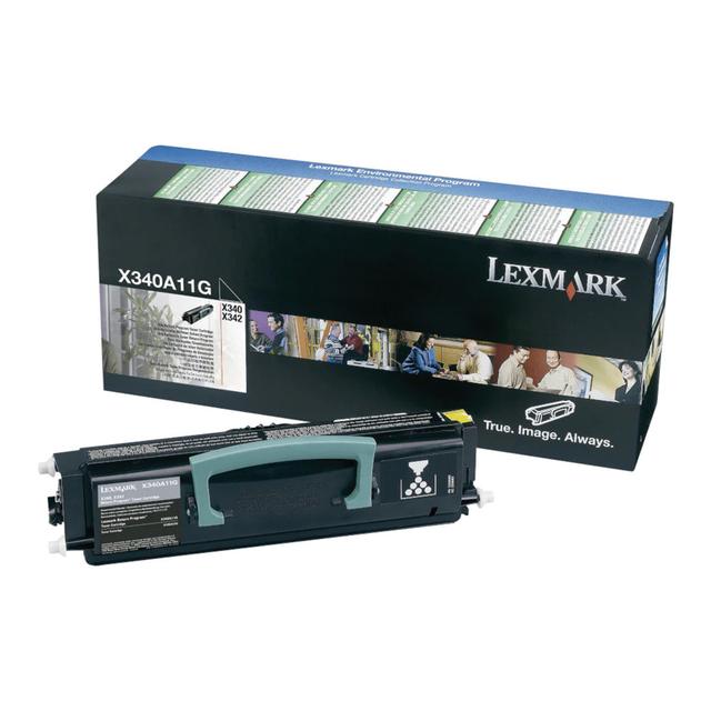 Toner Lexmark n°X340A11G zwart voor laser printers on Productcaster.