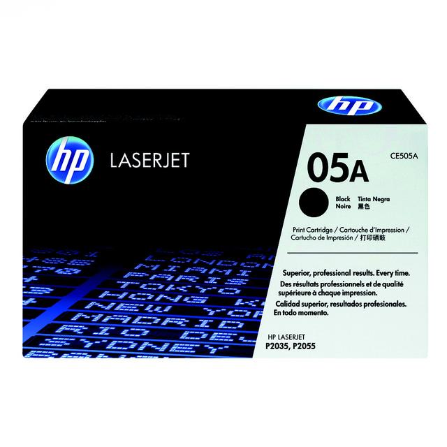 Toner HP 05A noir pour imprimantes laser on Productcaster.