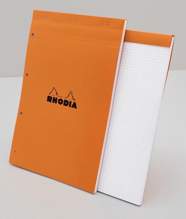 5 blocs Rhodia A4 agrafés modèle non perforé réglure 5 x 5 on Productcaster.