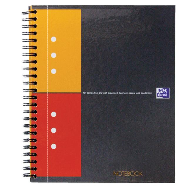 Cahiers A5 160 pages Oxford Notebook carreaux 5 x 5 mm, gris, lot de 5 on Productcaster.