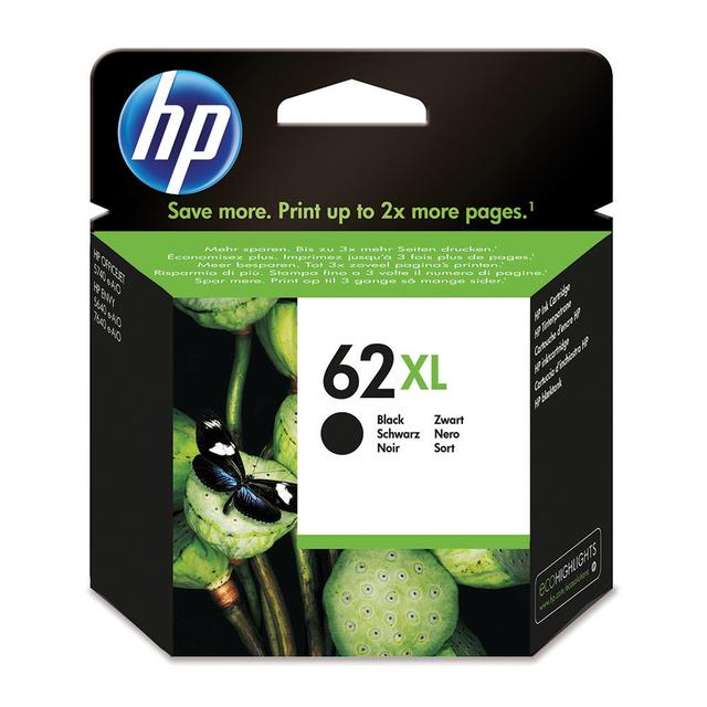 Cartouche HP 62 XL noire pour imprimantes jet d'encre on Productcaster.