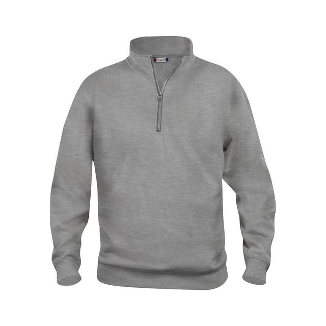 CLIQUE Sweat basic camionneur Gris Chiné XS on Productcaster.