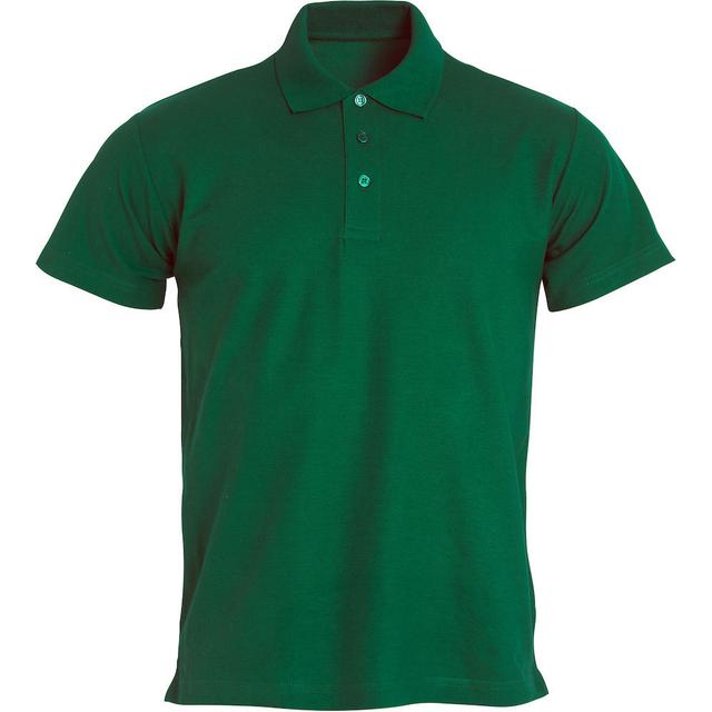 CLIQUE Polo basic Homme Vert Bouteille S on Productcaster.