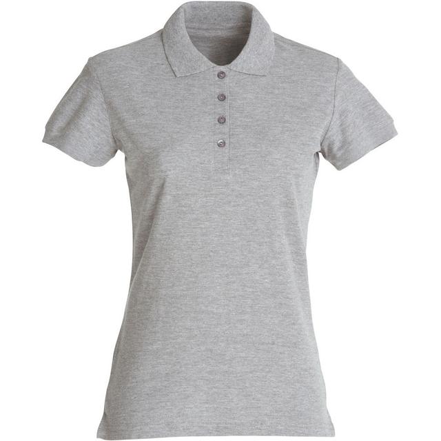 CLIQUE Polo basic Femme Gris Chiné XS on Productcaster.