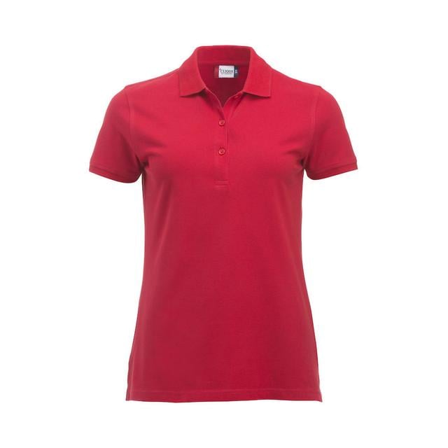 CLIQUE Polo MC Femme Rouge M on Productcaster.