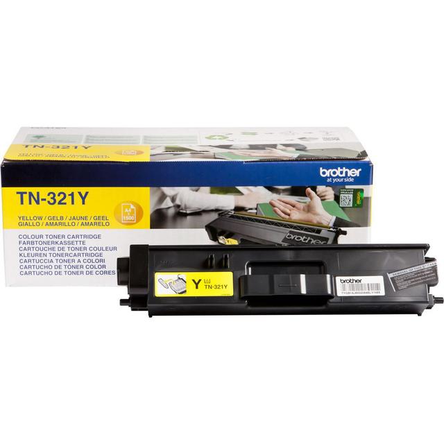 BROTHER Toner Original TN-321 J, TN-321Y (Pack de 1), Jaune on Productcaster.