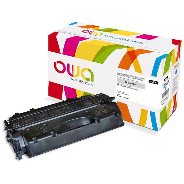 Gereviseerde inktpatroon OWA, HP-compatibel HP 80X CF280X zwart voor laser printer on Productcaster.