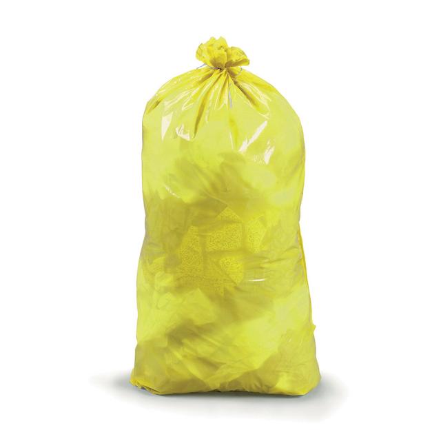 Sacs poubelle jaunes 30 L, par 200 on Productcaster.