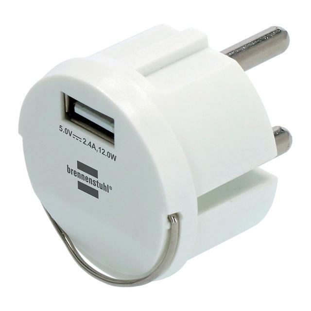 Adaptateur secteur USB 2.4 BRENNENSTUHL, blanc on Productcaster.