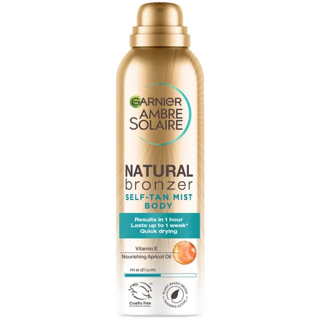 Garnier Ambre Solaire Natural Bronzer Quick Drying Body Self Tan Mist Medium 150ml on Productcaster.