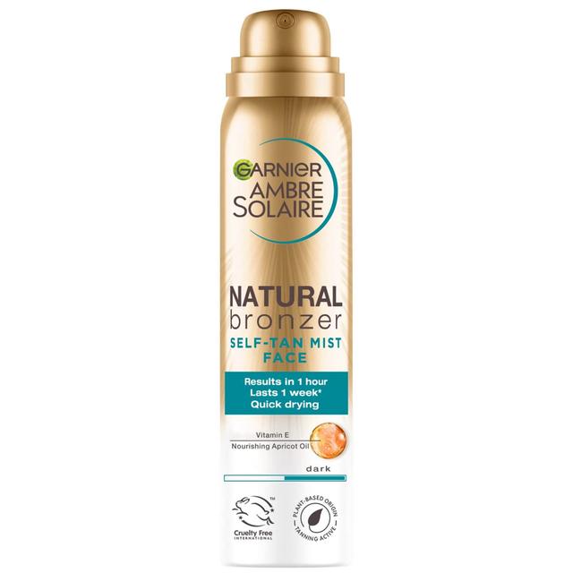 Ambre Solaire Natural Bronzer Quick Drying Dark Self Tan Face Mist 75ml on Productcaster.