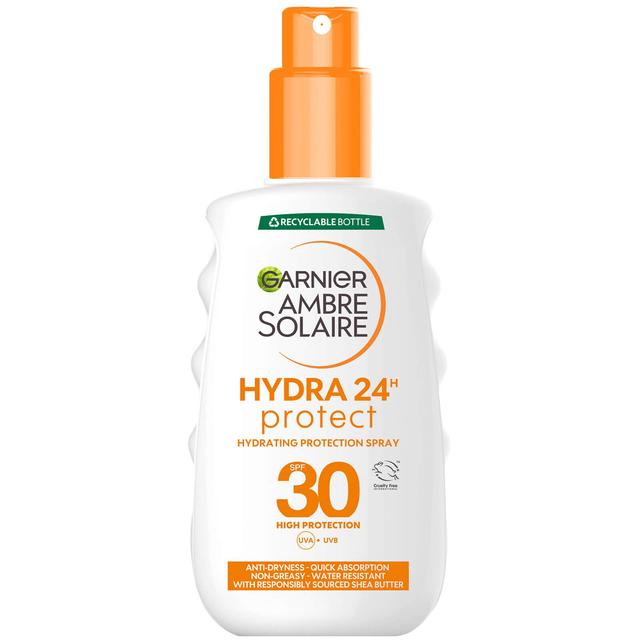 Garnier Ambre Solaire Protection Spray 24h Hydration SPF30 200ml on Productcaster.