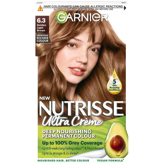 Garnier Nutrisse Permanent Hair Dye (Various Shades) - 6.3 Golden Light Brown on Productcaster.