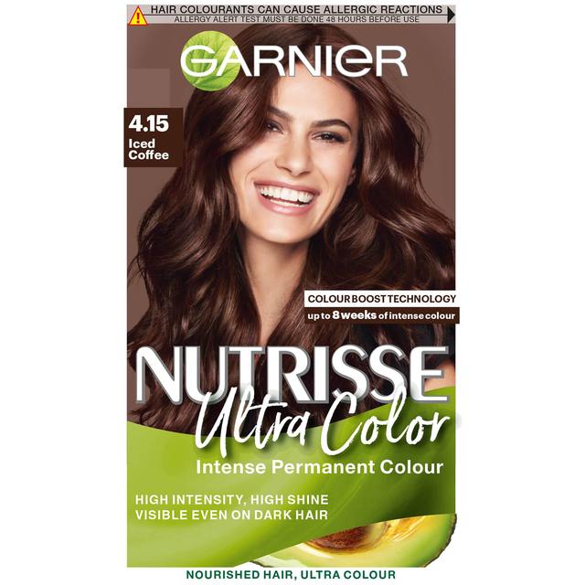 Garnier Nutrisse Permanent Hair Dye (Various Shades) - 4.15 Ultra Iced Coffee Brown on Productcaster.