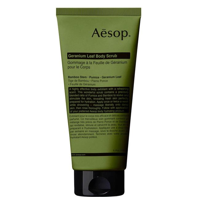 Aesop Geranium Leaf Body Scrub 180ml on Productcaster.