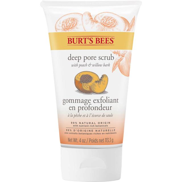 Burt's Bees Peach & Willowbark Deep Pore Scrub (4 oz / 110g) on Productcaster.