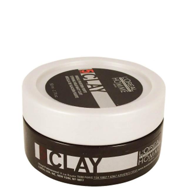 L'Oréal Professionnel Homme Clay - Strong Hold Clay (50 ml) on Productcaster.