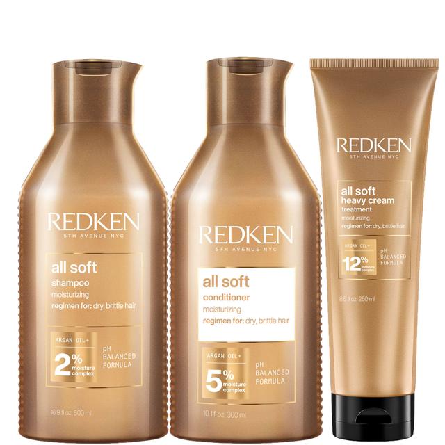 Redken All Soft Thick Hair Care Pack (3 Products) on Productcaster.