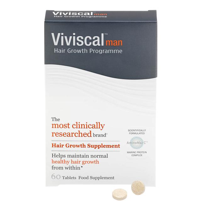 Viviscal Zinc and Flax Seed Hair Supplement Tablets for Men - 60 Tablets (1 Month Supply) on Productcaster.