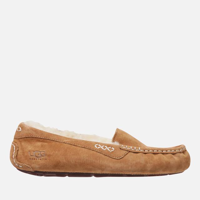 UGG Women's Ansley Moccasin Suede Slippers - Chestnut - UK 3 on Productcaster.