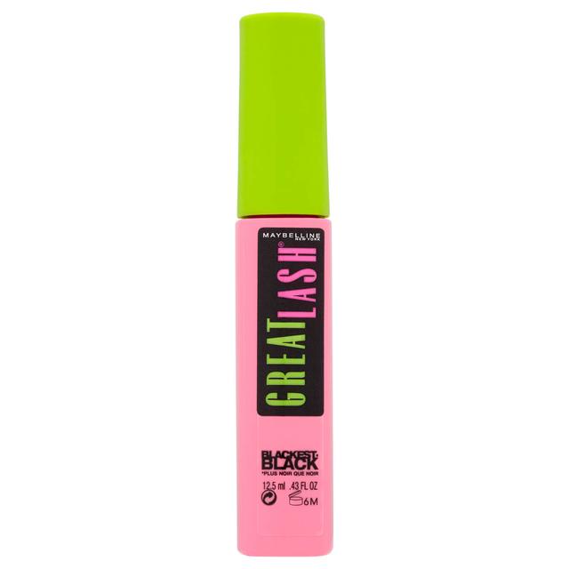 Maybelline Great Lash Mascara - Blackest Black on Productcaster.