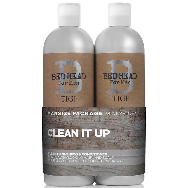 TIGI B For Men Clean Up Tween Duo 2 x 750 ml on Productcaster.