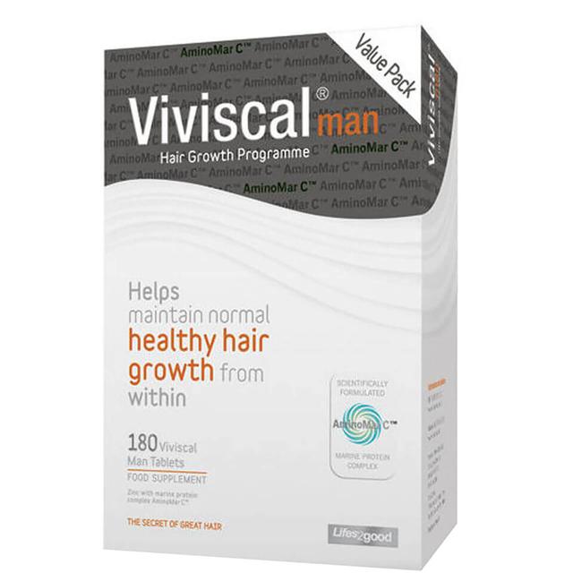 Viviscal Man - Hair Growth Programme, 3 Month Supply (180 Tablets) on Productcaster.