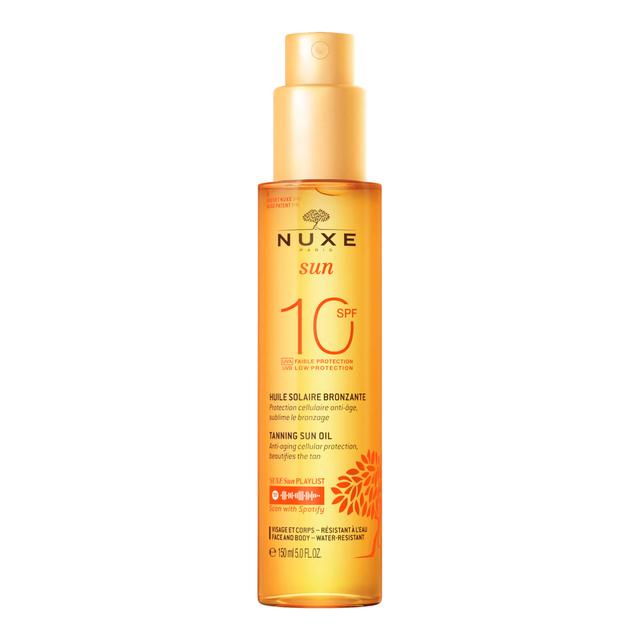 NUXE Sun Tanning Oil Face and Body SPF 10 (150ml) - Exclusive on Productcaster.