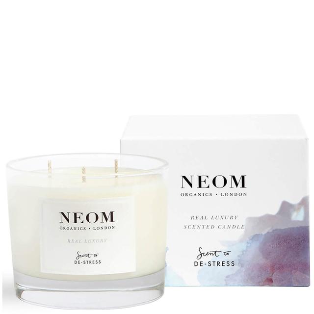 NEOM Real Luxury De-Stress Scented 3 Wick Candle on Productcaster.