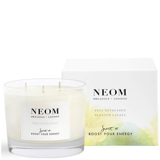 NEOM Wellbeing Feel Refreshed Scented 3 Wick Candle on Productcaster.