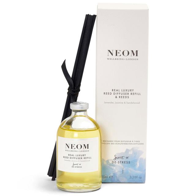 NEOM Wellbeing Real Luxury De-Stress Reed Diffuser Refill on Productcaster.