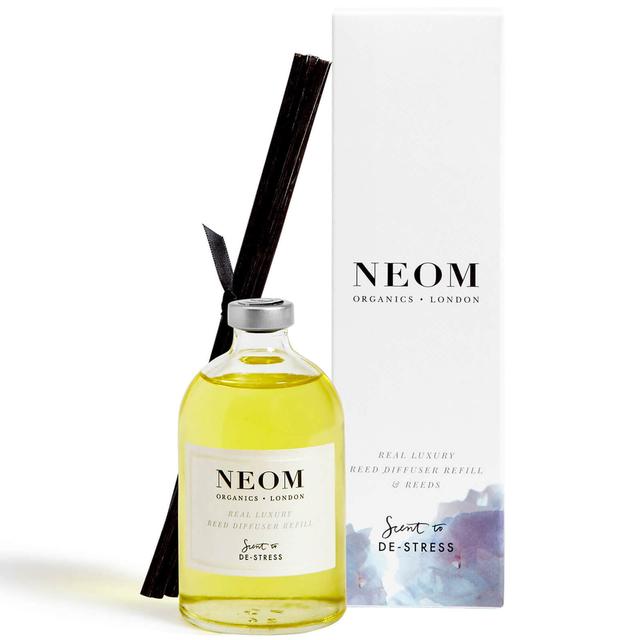 NEOM Real Luxury De-Stress Reed Diffuser Refill on Productcaster.