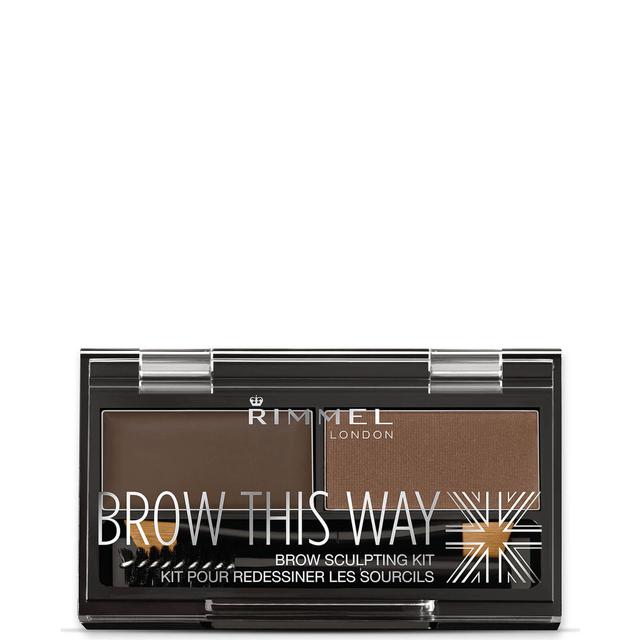 Rimmel Brow This Way Eyebrow Kit 003 Dark Brown on Productcaster.