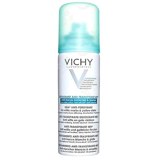 VICHY Deodorant 48Hour Aerosol No Marks Anti-Perspirant 125ml on Productcaster.